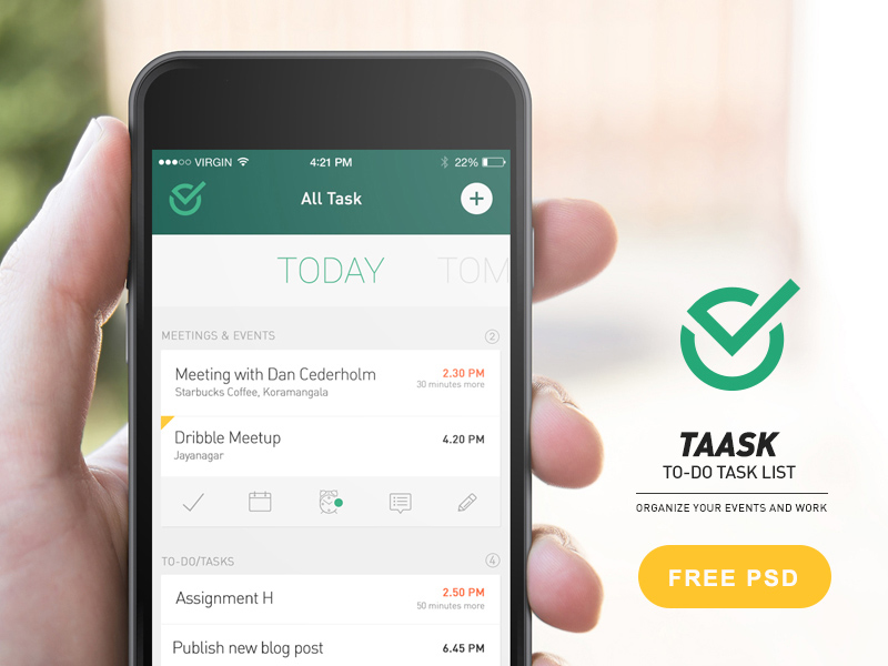 Application mobile Taask