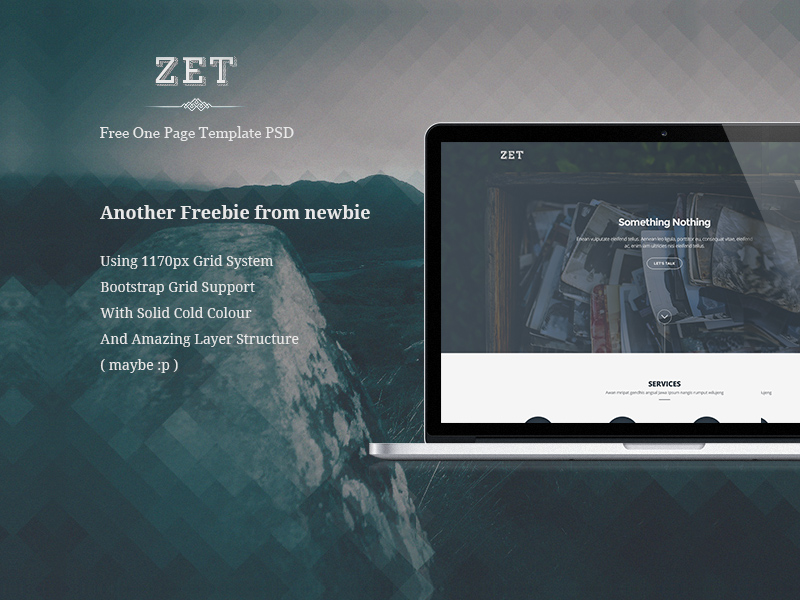 Zet – Plantilla de una página