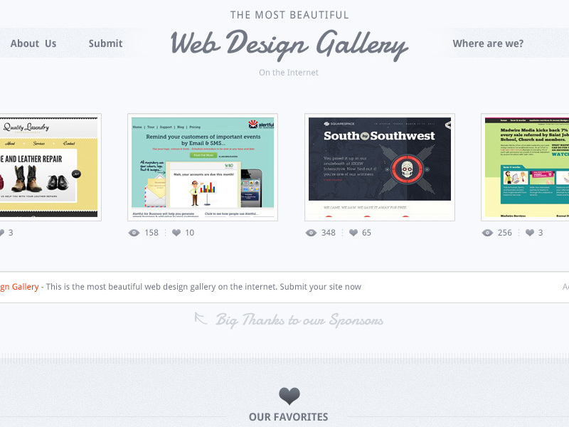 Web Design Gallery-Vorlage
