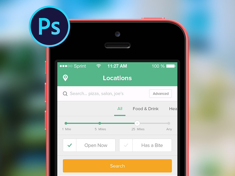 Application restaurant pour iOS
