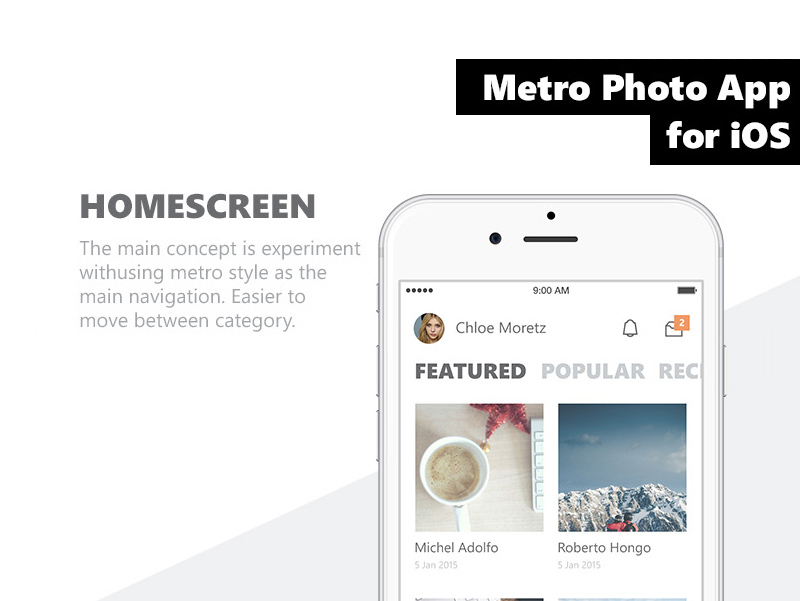 Metro iOS App-Vorlage