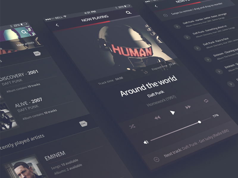 Philomela – iPhone 6 Musik-Player