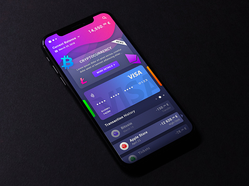 Conception d’applications mobiles Cryptocurrency