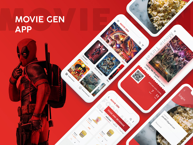 Дизайн пользовательского интерфейса приложения MoviesGen