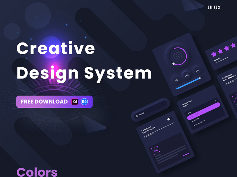 Kreatives Designsystem für XD