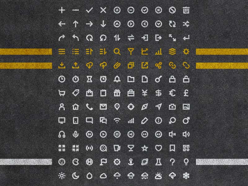 130 Redesigned Icons
