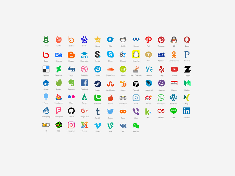 80 Social-Media-Icons