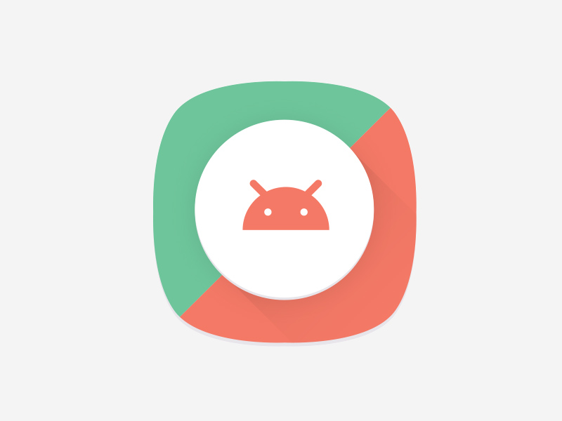 Plantilla de icono de Android O