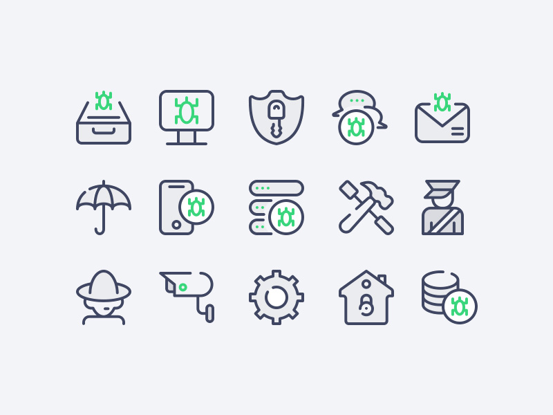 Cyber Security Icons Vol.2