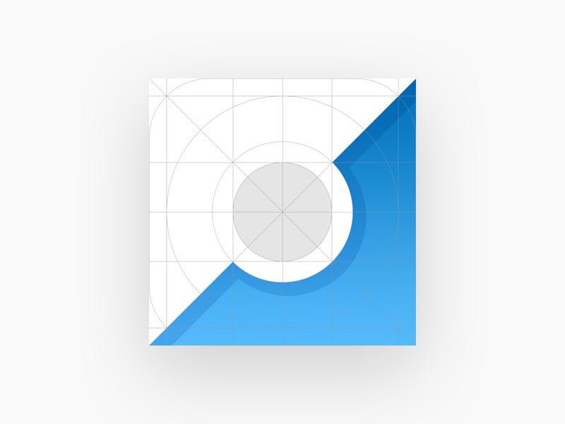 Modèle d’icône d’application iOS10 et maquette