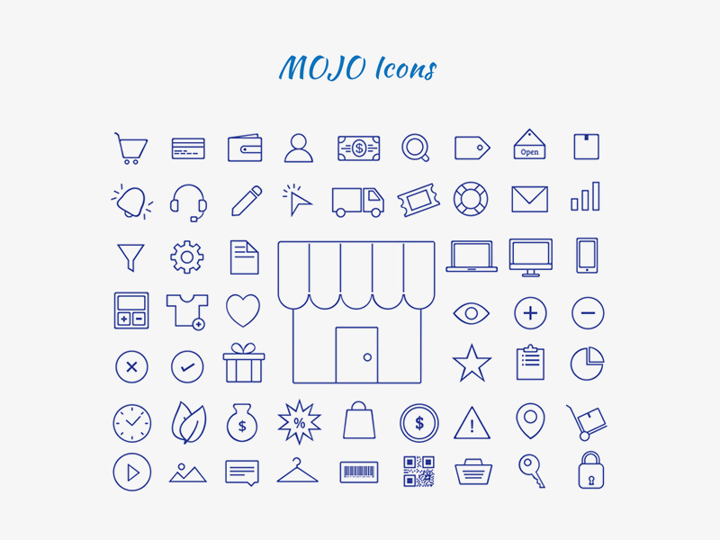 Conjunto de iconos de Mojo