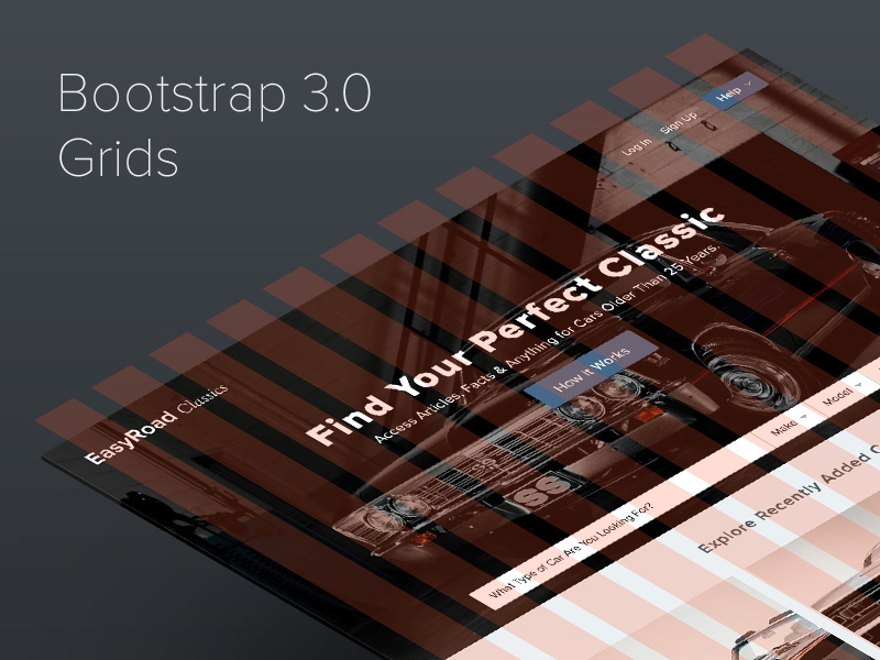 Bootstrap 3.0 Système de grille réactive