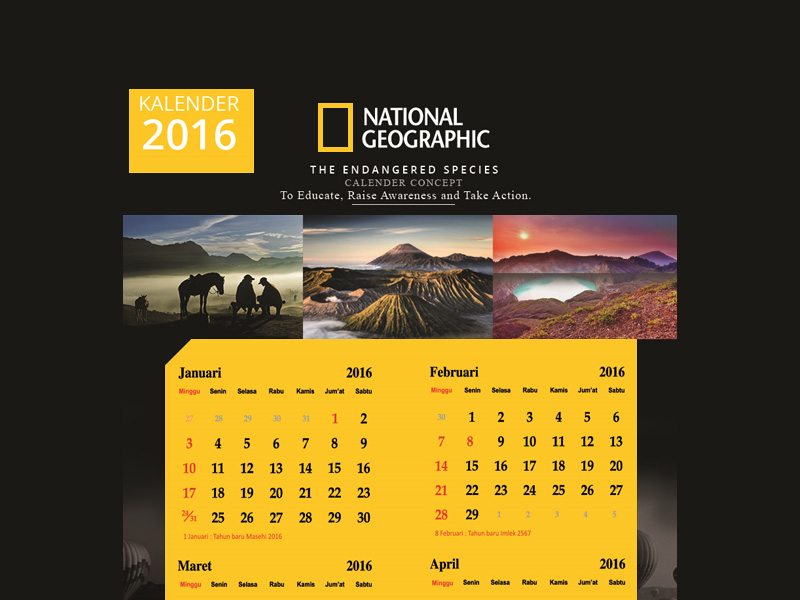ナショナルジオグラフィックカレンダー