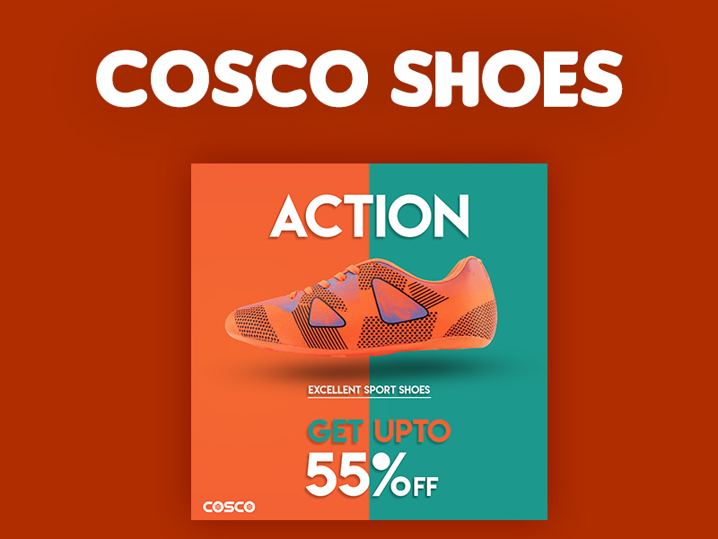 Modèle de poste de médias sociaux Cosco Shoes