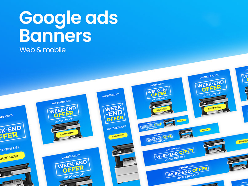 Google Ad Banners для Web & Mobile