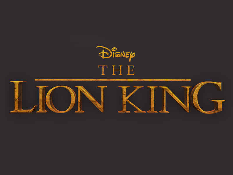 The Lion King Text Style With Logo
