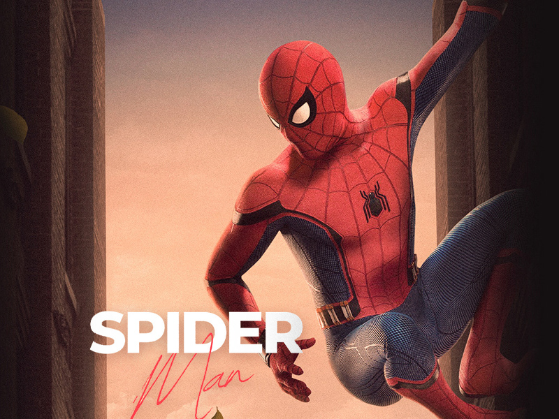 Conception d’affiche de Spider-Man
