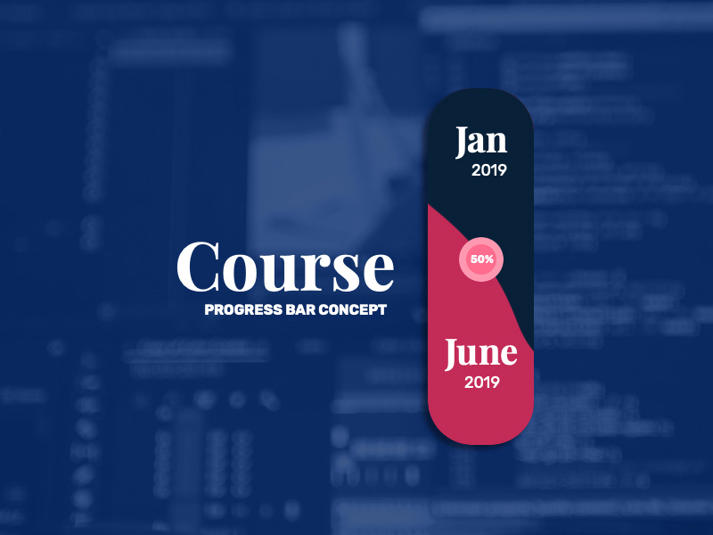Course Progress Bar Concept