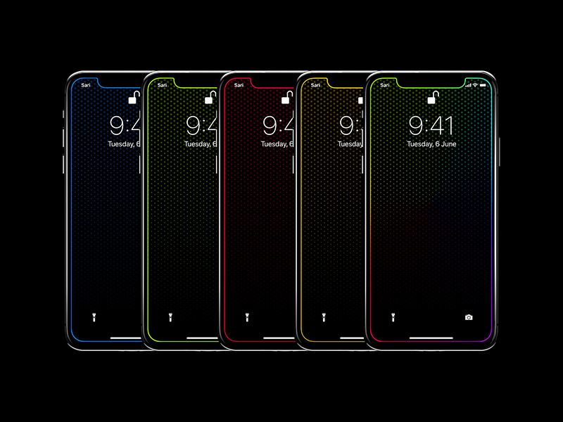 iPhone X Fond d’écran Lazer Pack