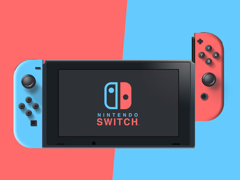 Nintendo Switch – Conception vectorielle de concept