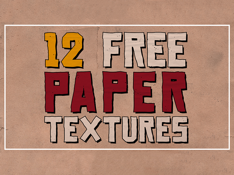 12 Бесплатные текстуры бумаги