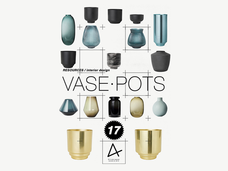 Dekorative Vasen und Pflanzentöpfe Design Ressourcen