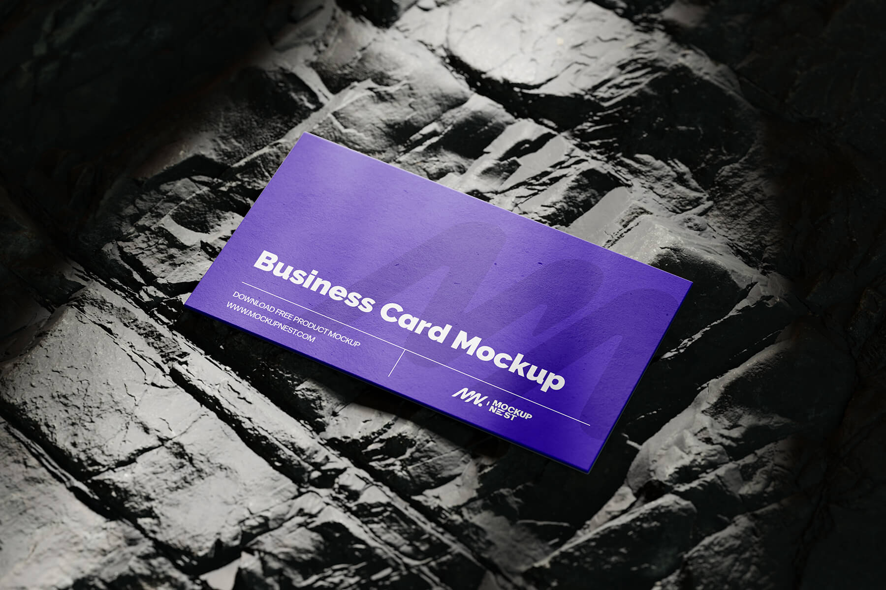 On Rock Business Card Mockup Set