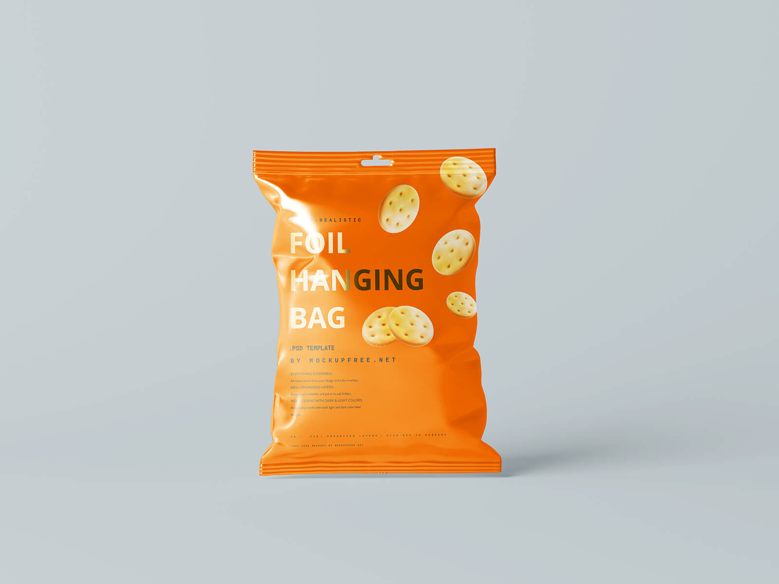10 kostenlose Foil -Snack -Hang -Verpackungsbeutel -Modelle Dateien