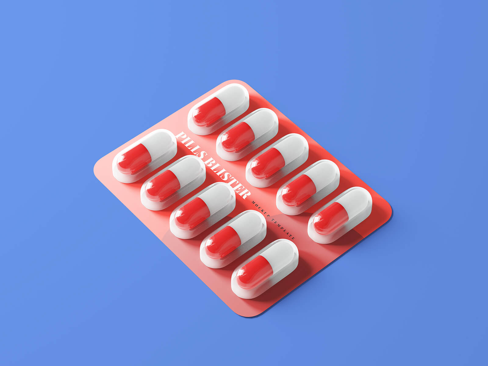 10 fichiers de maquette d'emballage gratuits de pilule / blister
