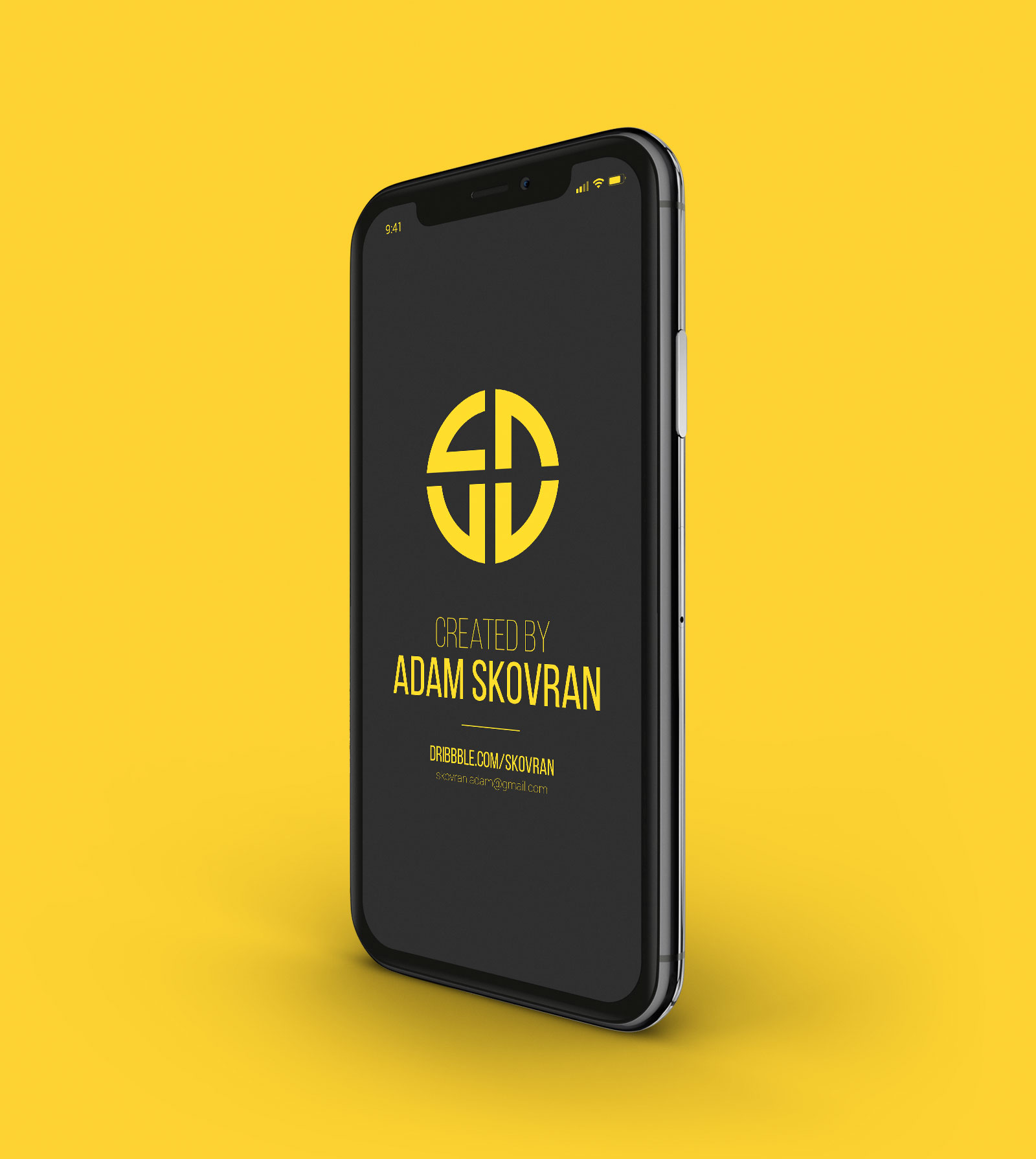 9 angles différents iPhone X PSD Mockups
