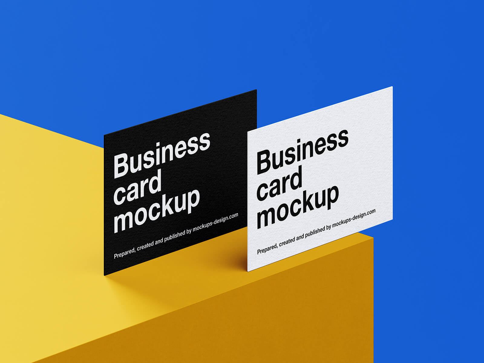 Maqueta de tarjetas de negocios simples
