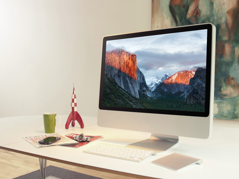 iMac & MacBook Mockups