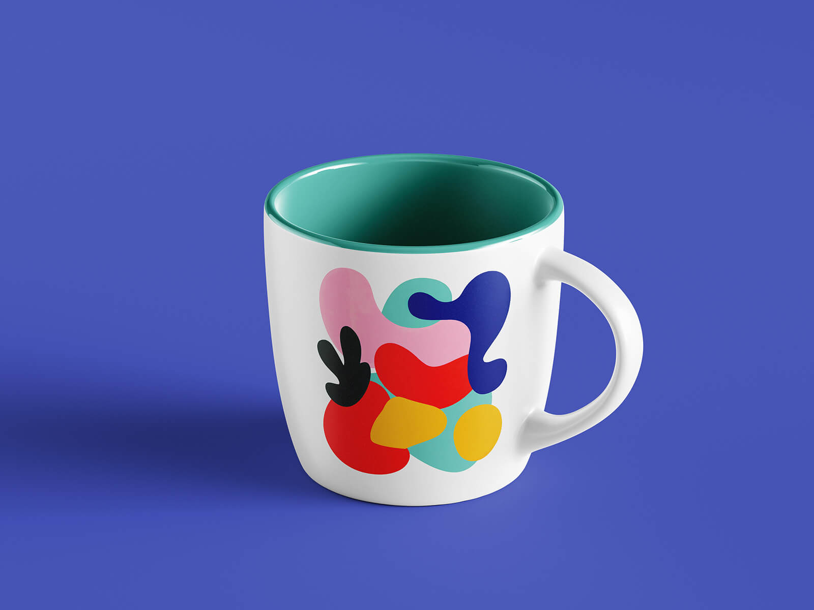 Juego de maquetas de tazas de espresso