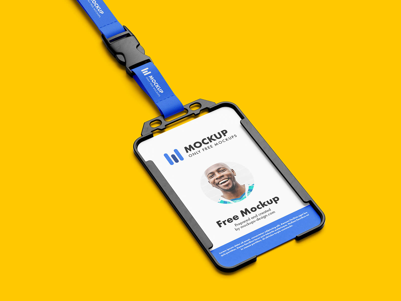 5 Free ID Card Holder Mockup Files