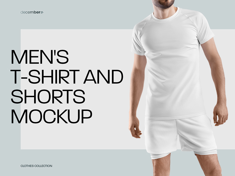 T-shirt et short pour hommes