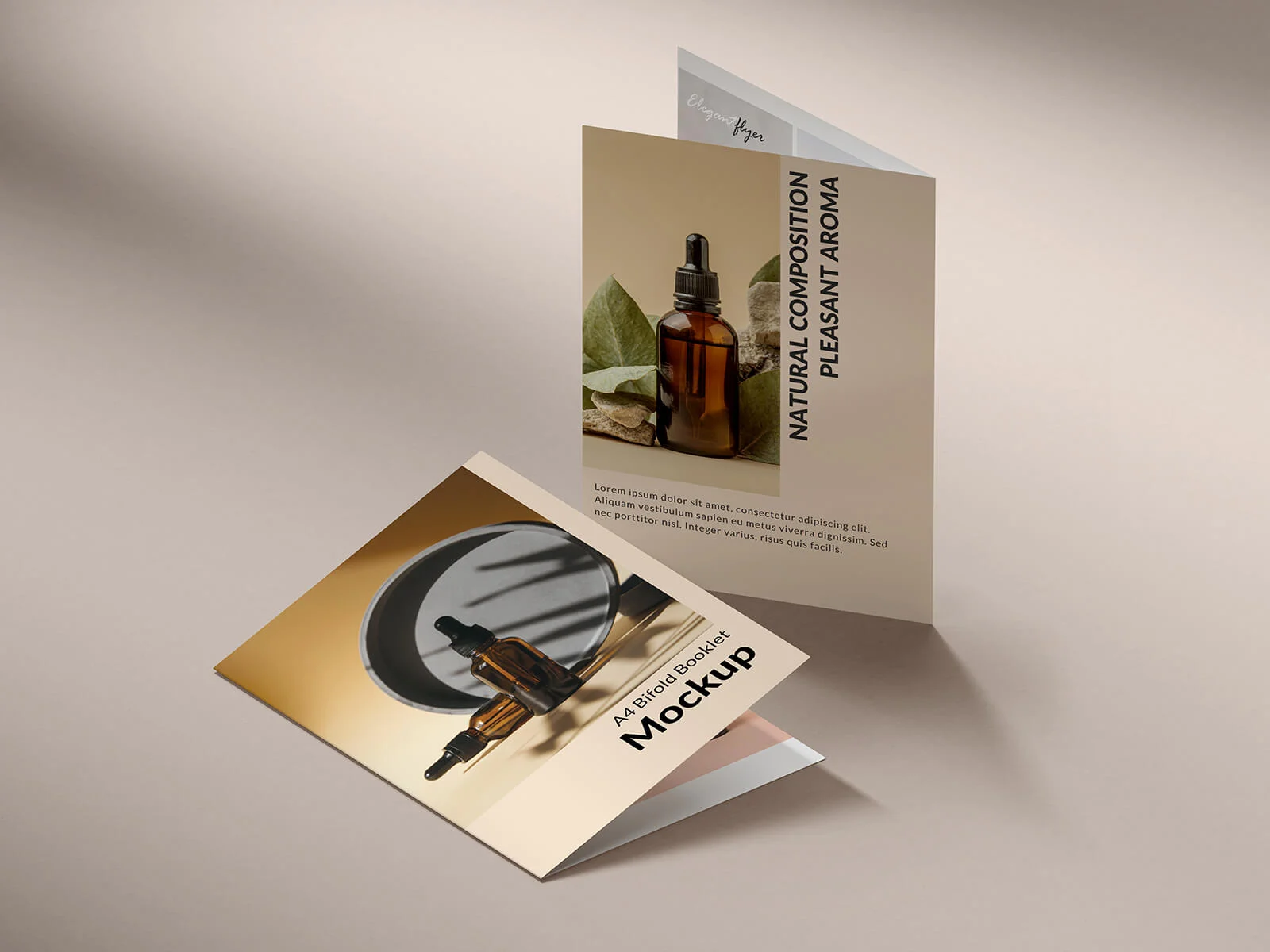 Premium Bi-Fold Brochure Mockup
