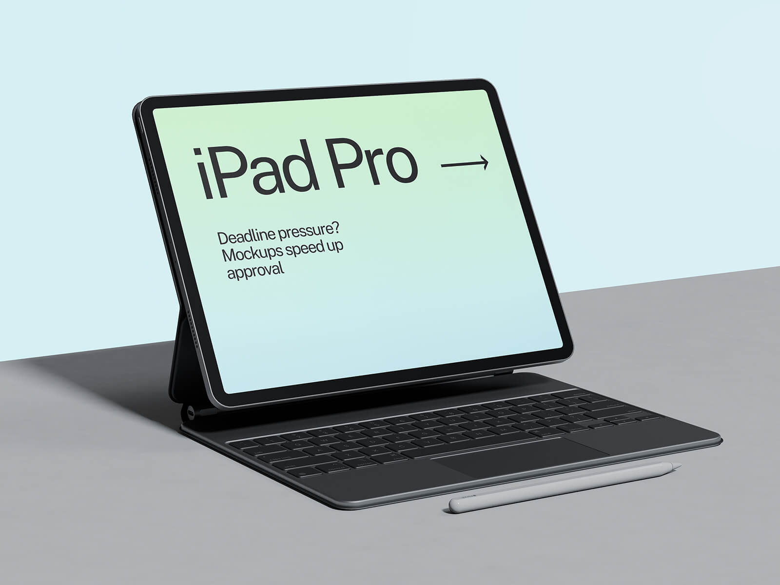 Modernes, hochauflösendes iPad Pro-Modell