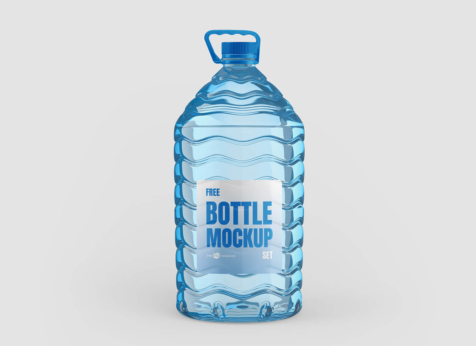 10 Liter Plastic Water Mockup Set