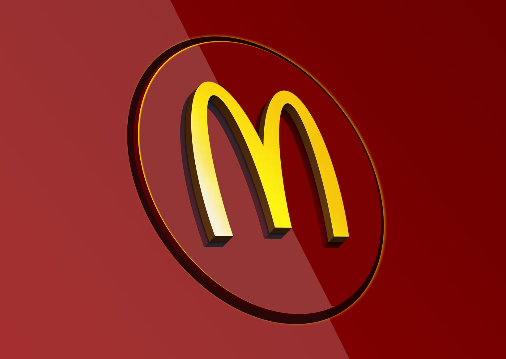 Maqueta de logotipo 3D
