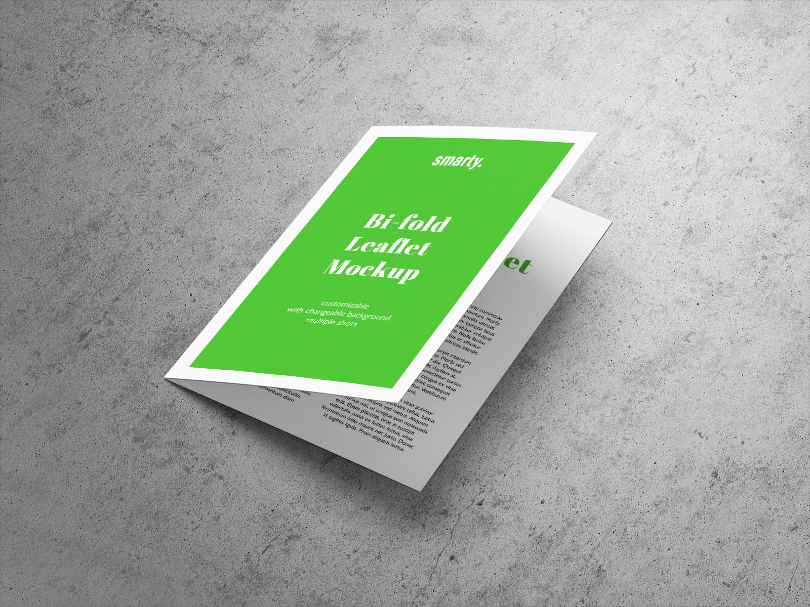 A5 Bi-Fold Brochure / Leaflet Mockup