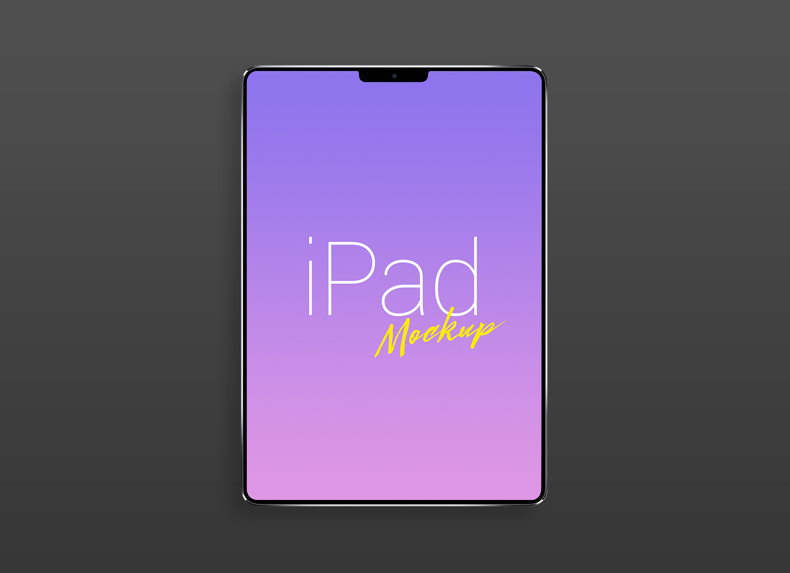 Maqueta de Apple iPad Pro 2018