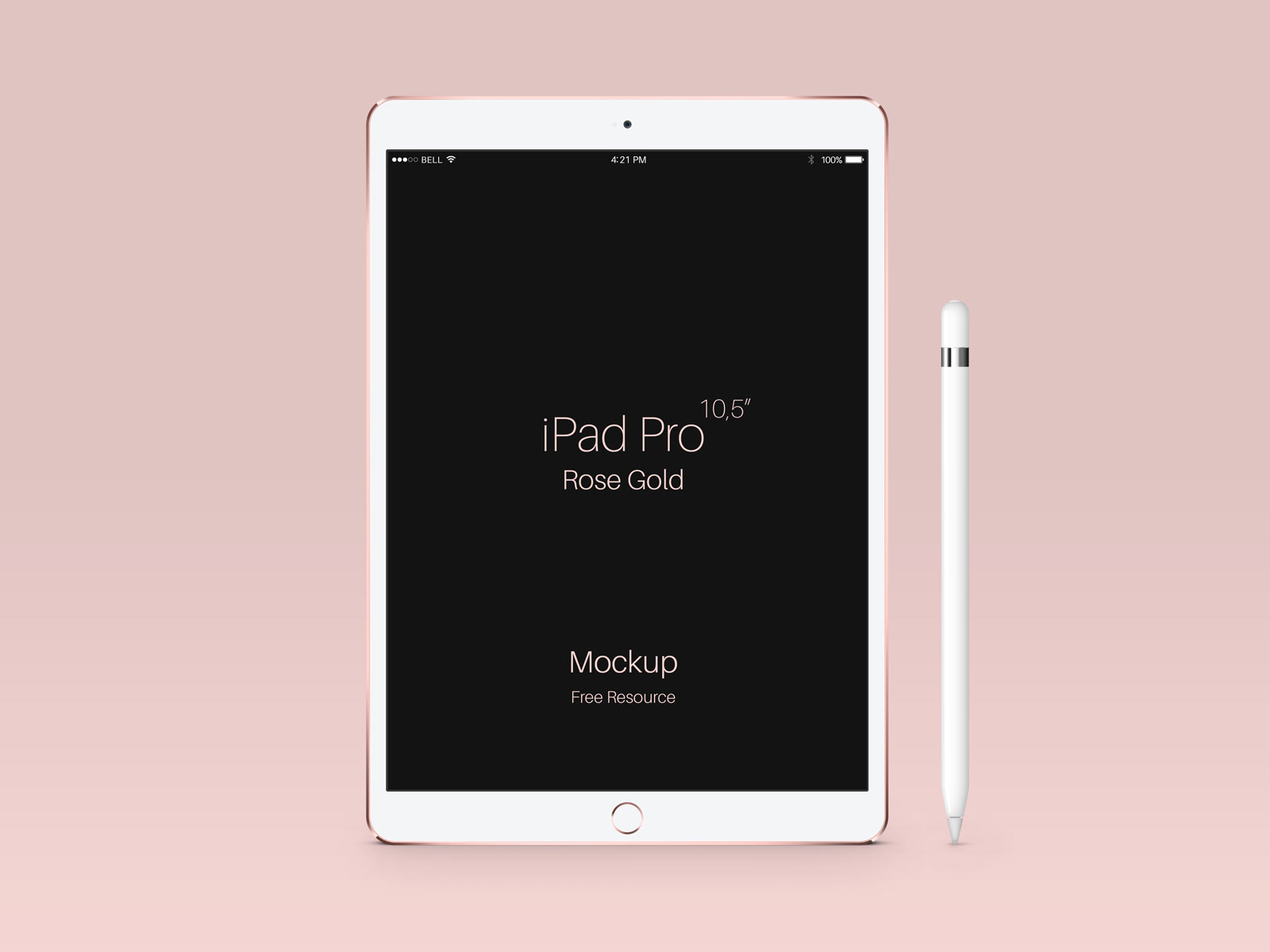 Apple iPad Pro 10,5 дюйма таблетка PSD макеты