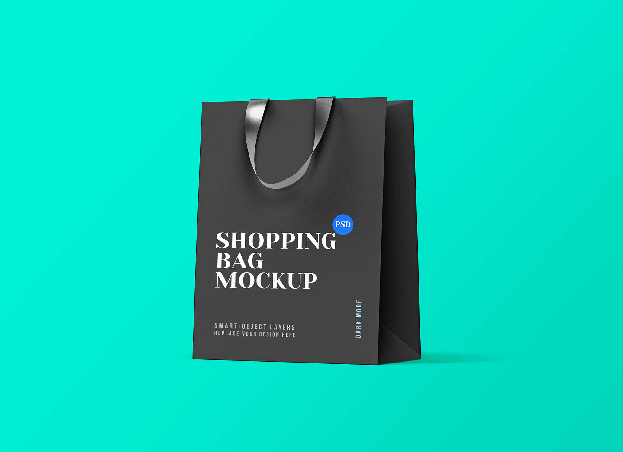 Black & White Shopping Bag Mockup Set