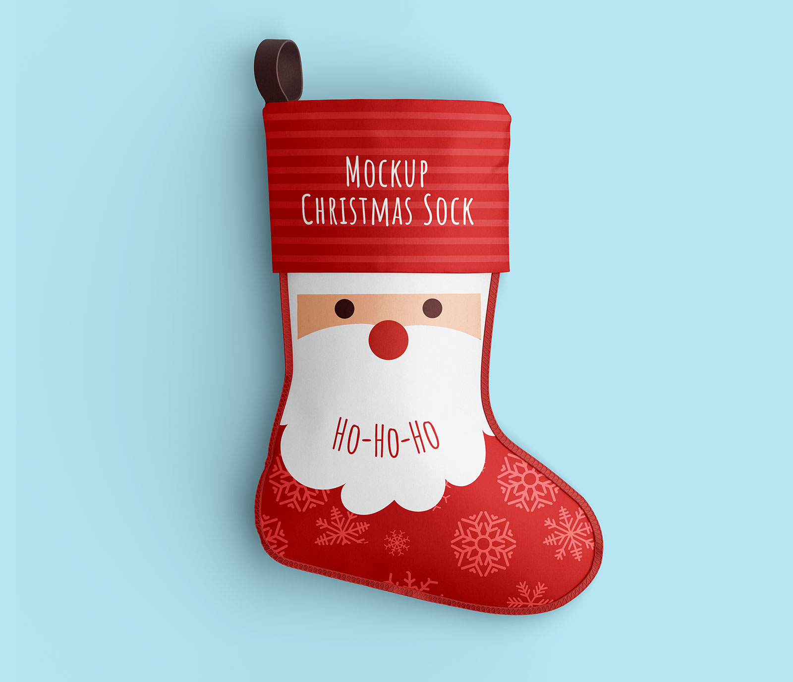 Weihnachtsstrumpf -Socken -Mockup -Set