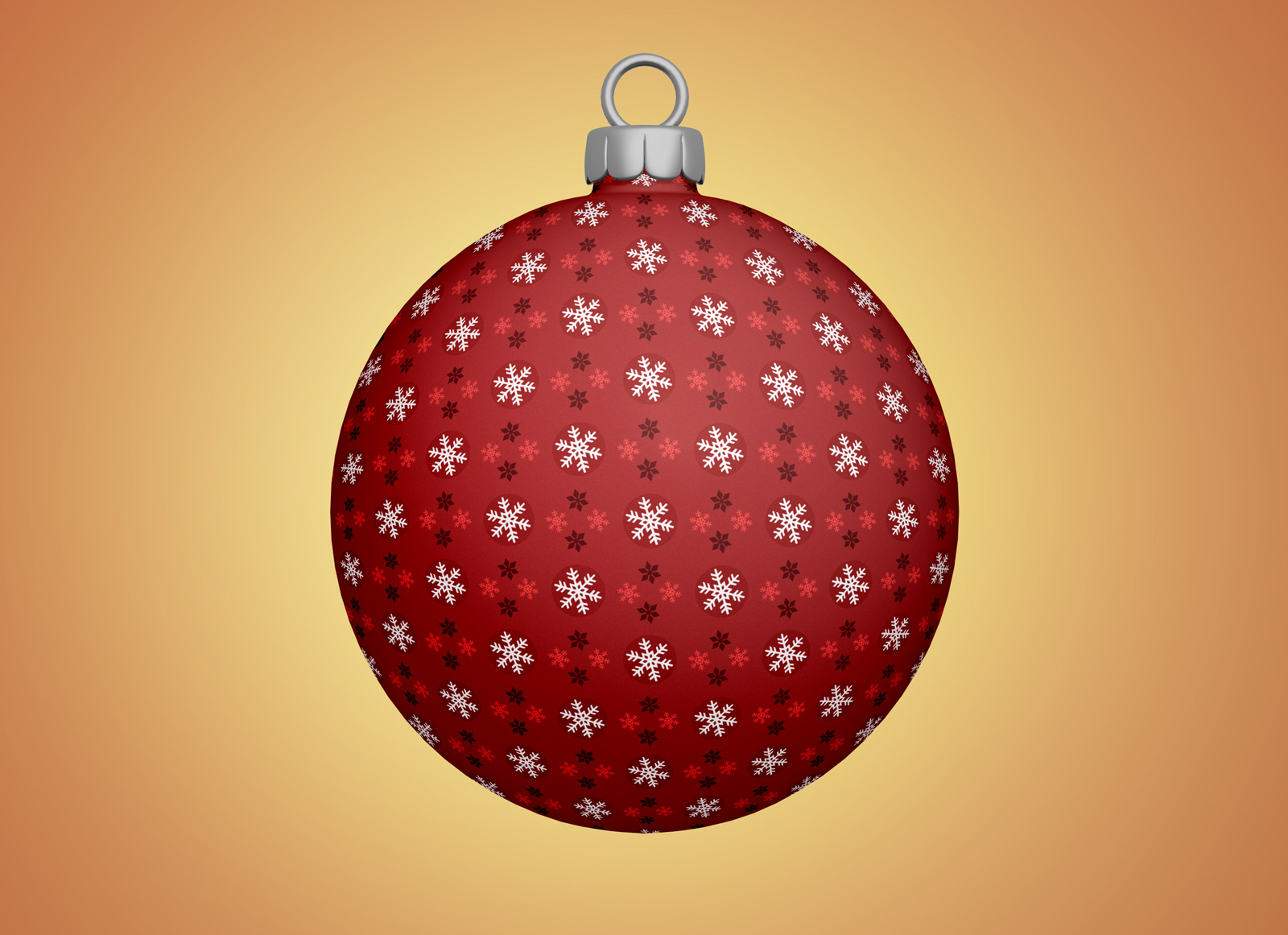 クリスマスツリーボーブル /ボールの装飾品のモックアップ