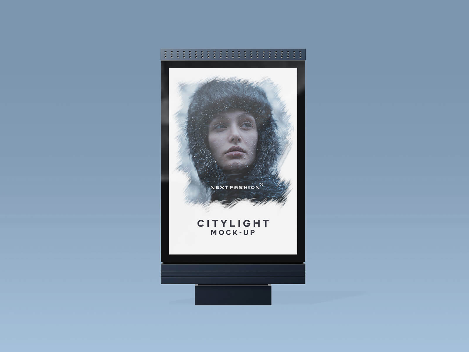 Citylightポスターのモックアップセット