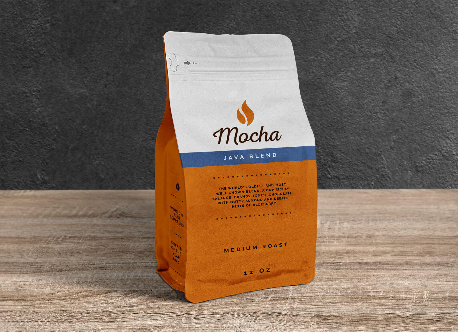Coffee Pouch Packaging Bag Mockup | Free PSD Templates