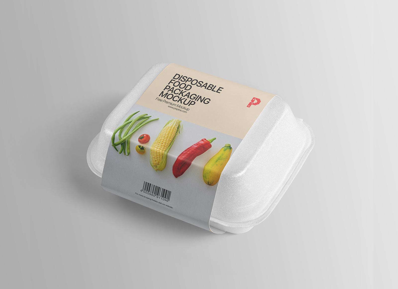 Disposable Take Away Food Packaging Mockup