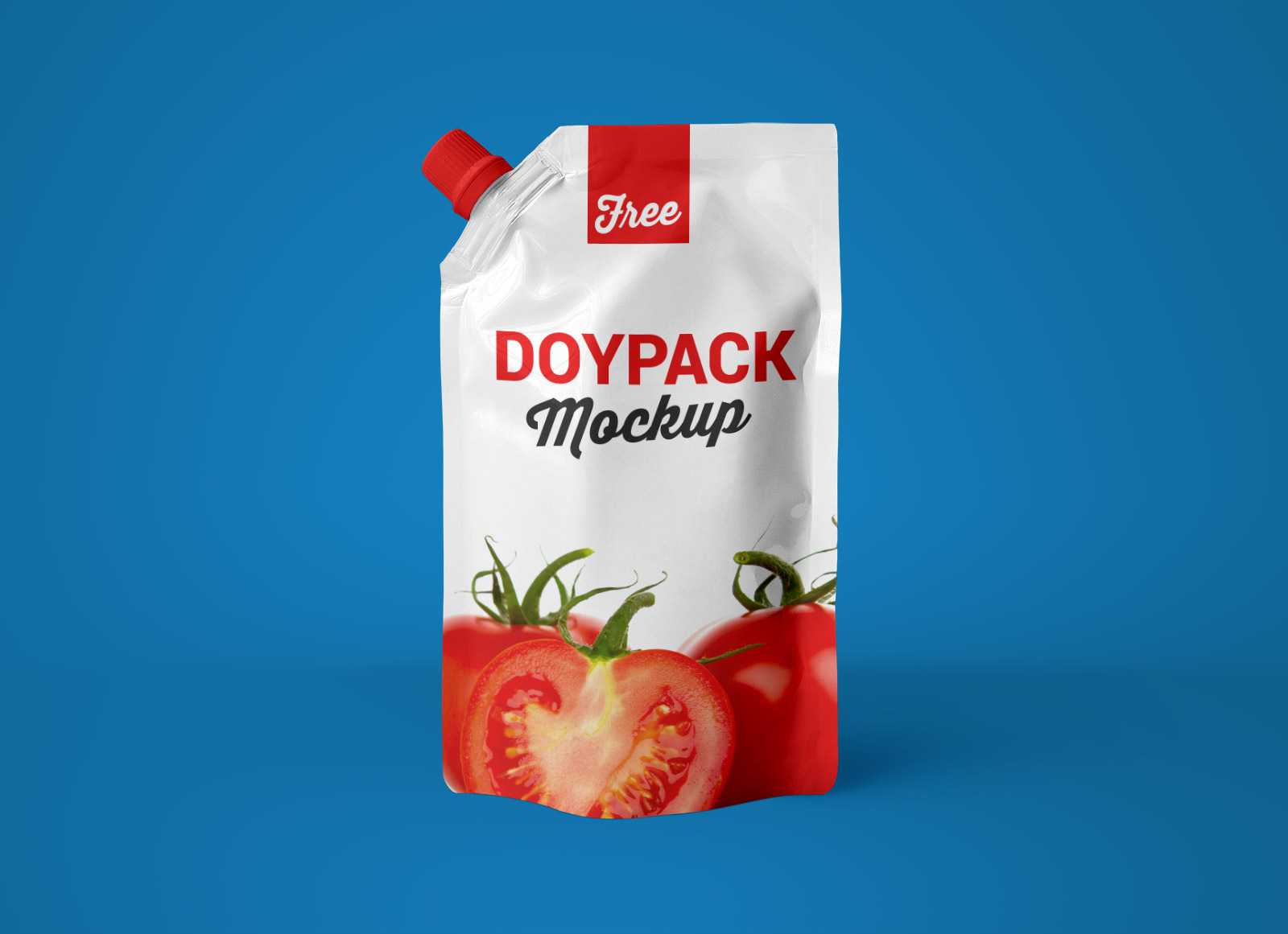 Doypackスタンドアップポーチパッケージングモックアップ