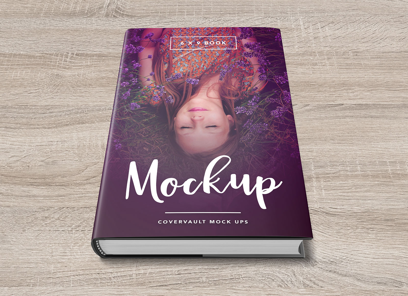 Hardcover Dust Jacket Book Mockup | Free PSD Templates